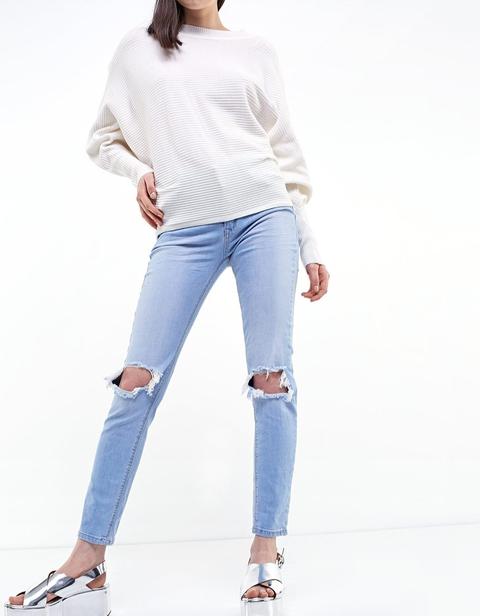 Pantalón Denim High Rise