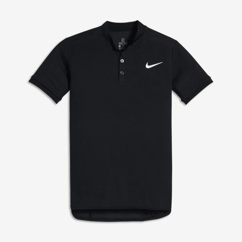 Nikecourt Polo De Tenis - Niño - Negro