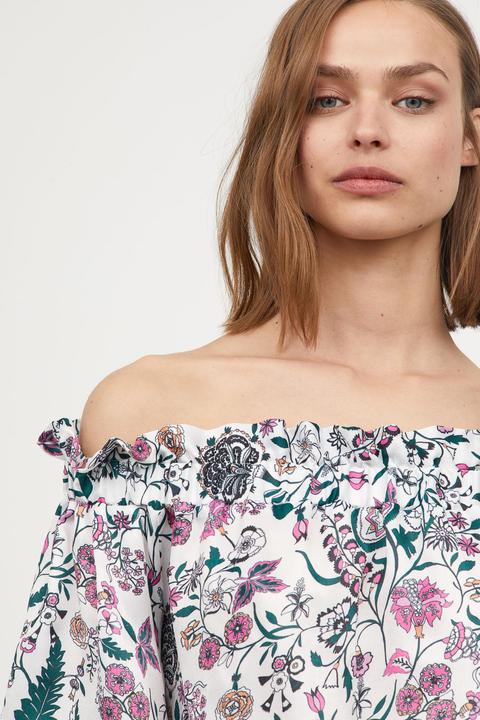 Off-shoulder-bluse