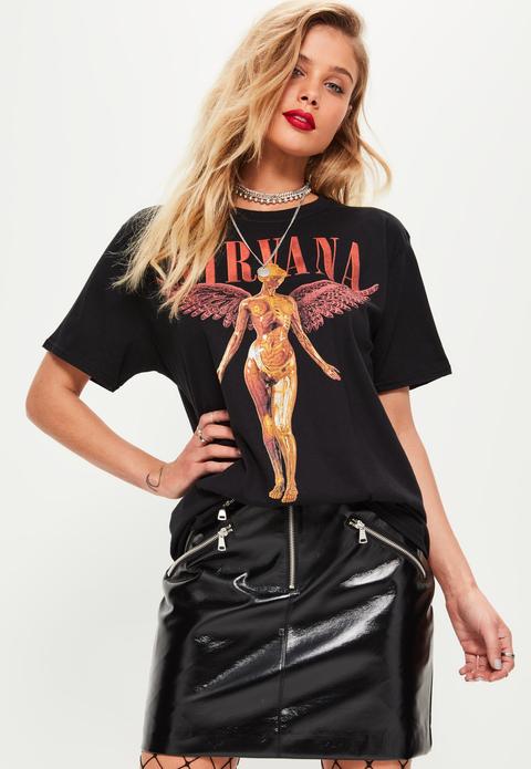 Black Nirvana Oversized T Shirt