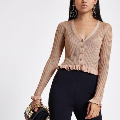 frill cardigan