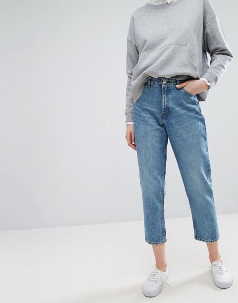 baby blue mom jeans