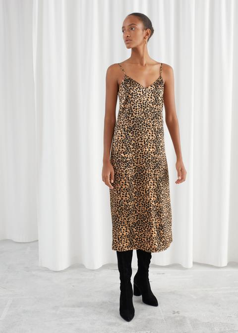 & other stories leopard dress