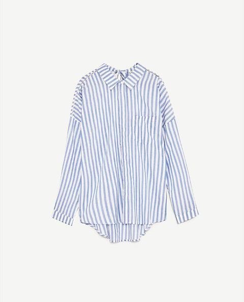 Camicia Oversize A Righe