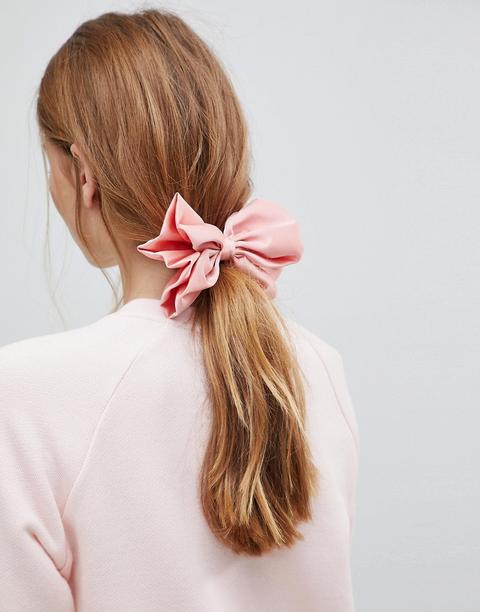 Asos - Fermaglio Per Capelli A Barretta Con Fiocco - Rosa