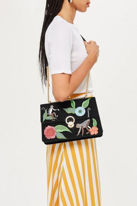 Topshop embroidered bag hot sale