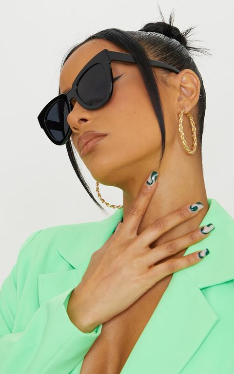 Black Winged Sunglasses