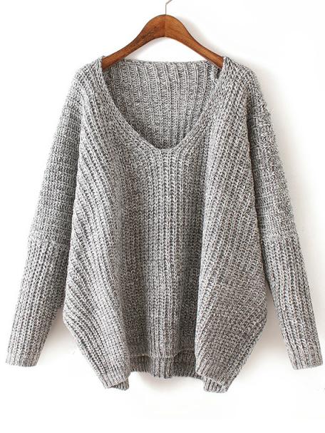 Jersey Pico Dolman-gris