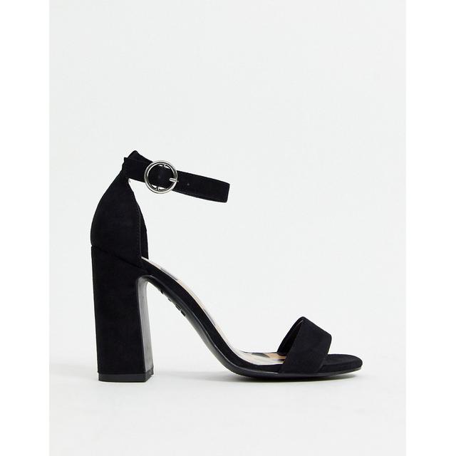 Sandalias Negras Con Tacón Grueso De New Look-negro from ASOS on 21 Buttons