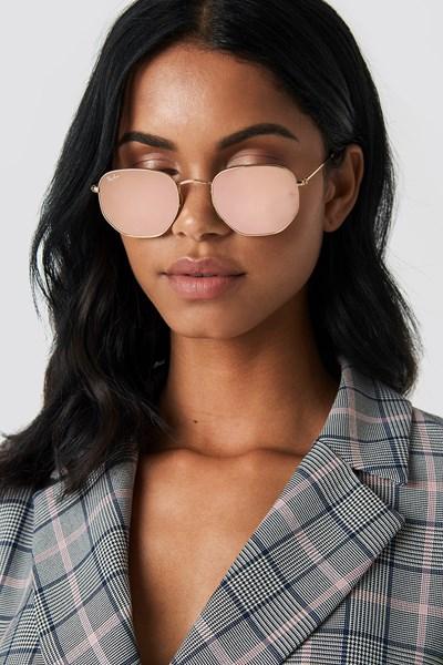 Ray-ban Hexagonal Flat Lenses - Copper