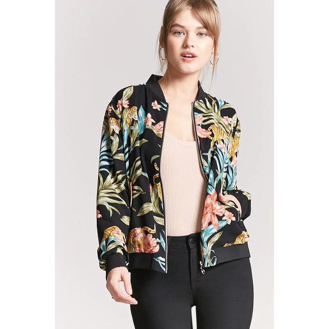 forever 21 floral jacket