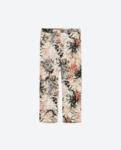 Pantalón Pijamero Estampado Floral