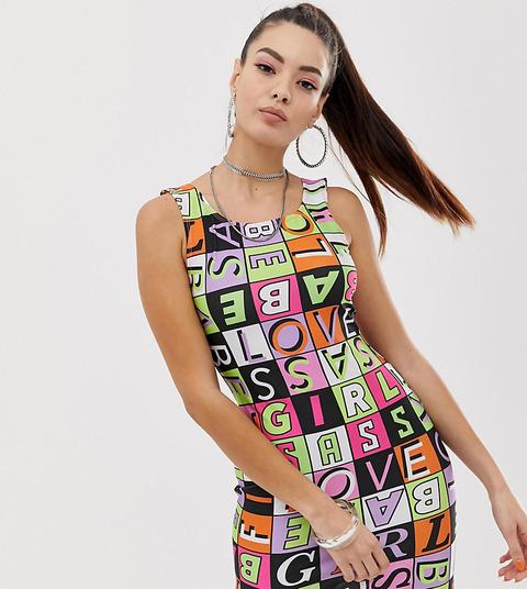 Jade Clark X Tara Khorzad Mini Dress With Text Print