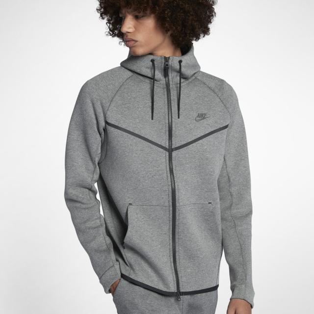 tech fleece grey hoodie