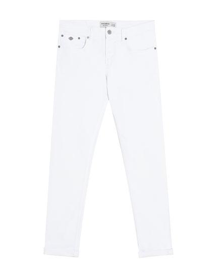 Jeans Slim Comfort Blancos