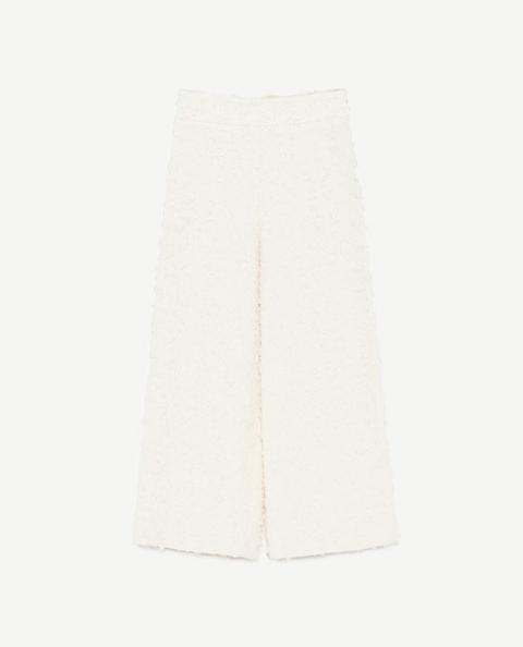 Pantalón Culotte Jacquard