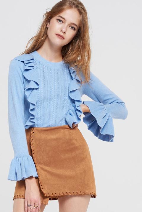 Anne Ruffle Pullover