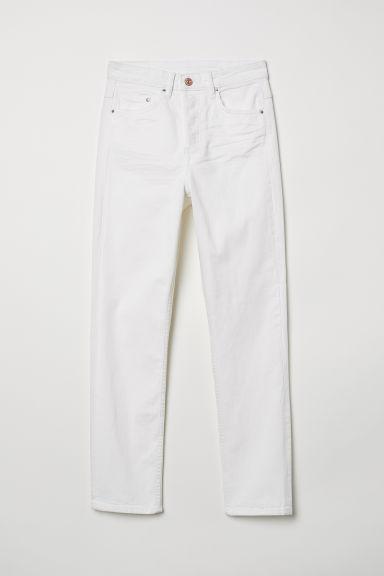 H & M - Джинсы Slim Regular Ankle - White