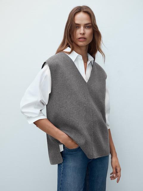 Gilet Sans Manches En Laine