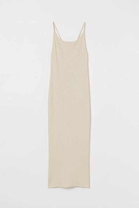 Bodycon Dress - Beige