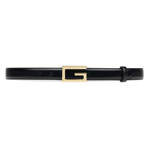 Cintura In Pelle Con Fibbia G