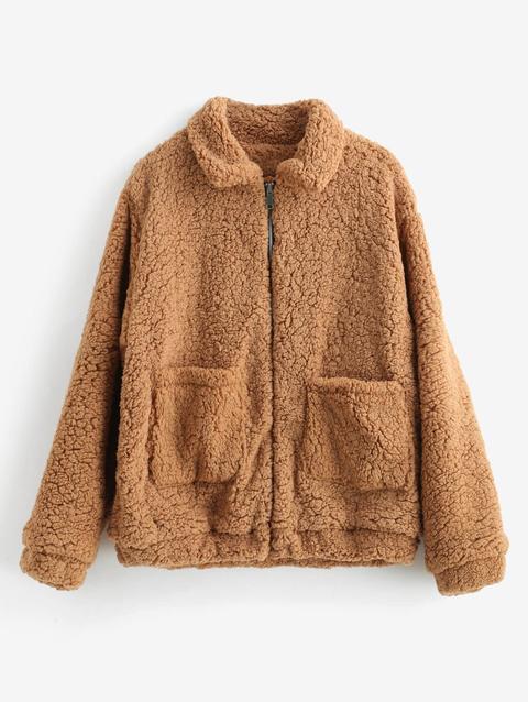 Fluffy Faux Fur Winter Teddy Coat