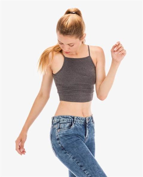 Crop Top Canalé