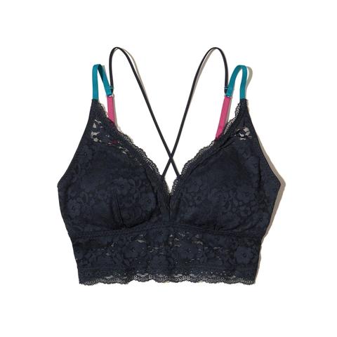 Strappy Longline Bralette With Removable Pads from Hollister on 21