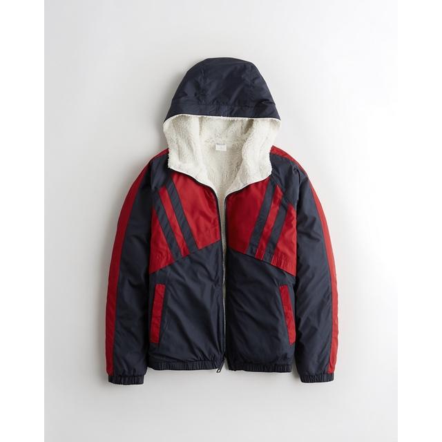 reversible sherpa jacket hollister