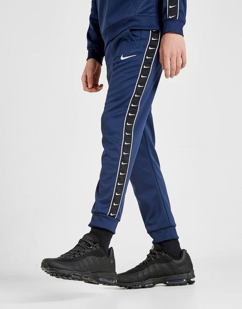Nike Tape Poly Joggers Junior - Navy 