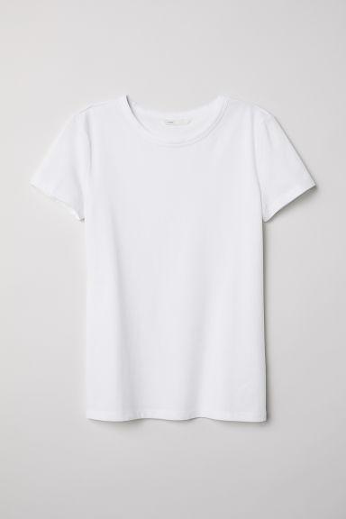 T-shirt - White - Damen