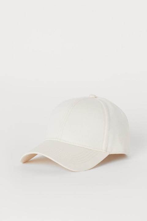 Cotton Twill Cap - White