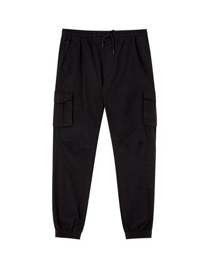 Pantalón Cargo Jogging Liso