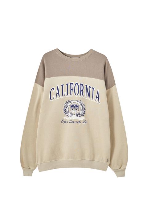 Sudadera Marrón Panel California