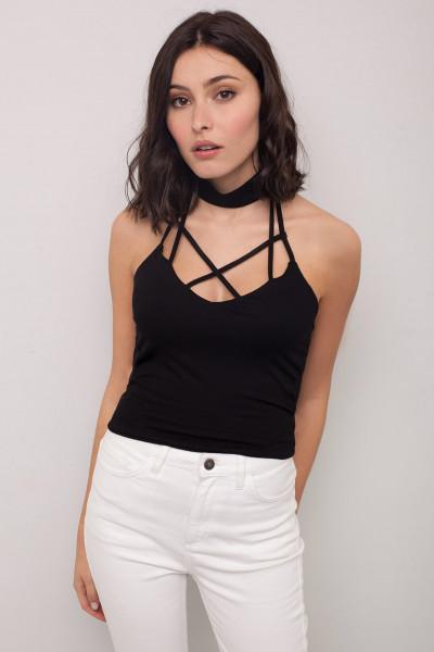 Top Choker Cruzados