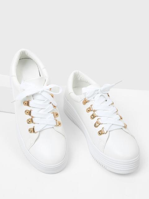 Zapatillas Pu Con Cordón