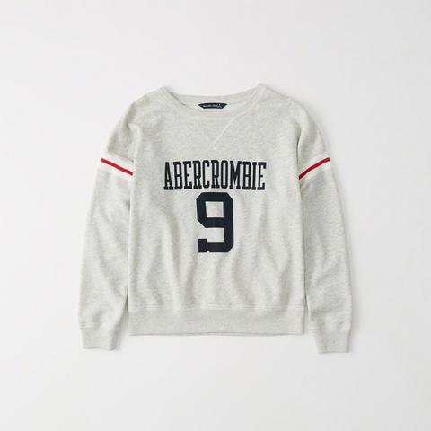 abercrombie logo sweatshirt