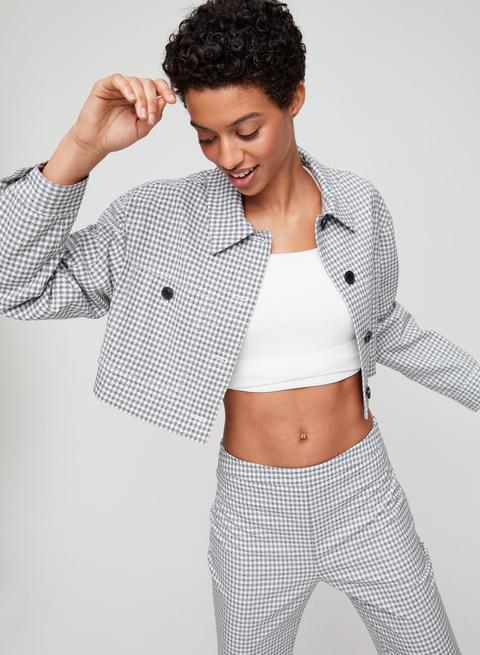 Ourson Jacket Cropped, Gingham Jacket from Aritzia on 21 Buttons