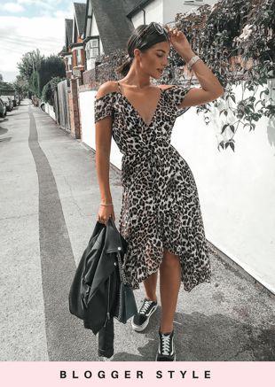 Leopard Print Frill Detail Maxi Dress Multi