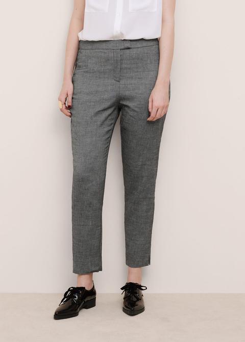 Pantalón Jaspeado Crop