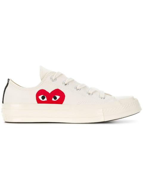 Comme Des Garçons Play X Converse Zapatillas Con Motivo De Corazón De Comme Des Garçons Play X Converse - Neutro