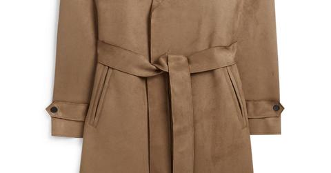 Brown Suede Coat