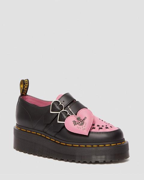 lazy oaf pink dr martens