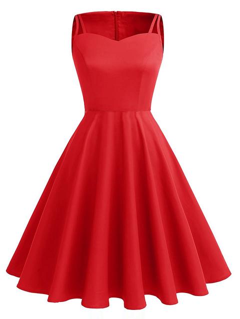 Vestido De Vuelo De Tirantes