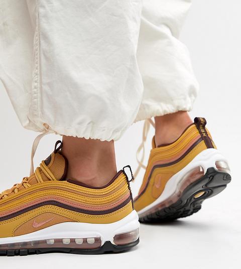 Nike - Air Max 97 - Sneakers Oro E Cuoio - Oro