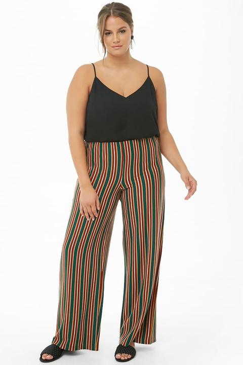 Pantalón Palazzo Rayas from Forever 21 on 21 Buttons