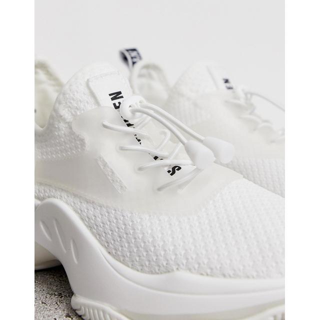 steve madden black match chunky trainer