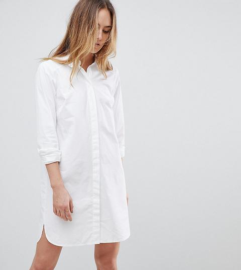 Asos Design Tall – Mini-hemdkleid Aus Baumwolle