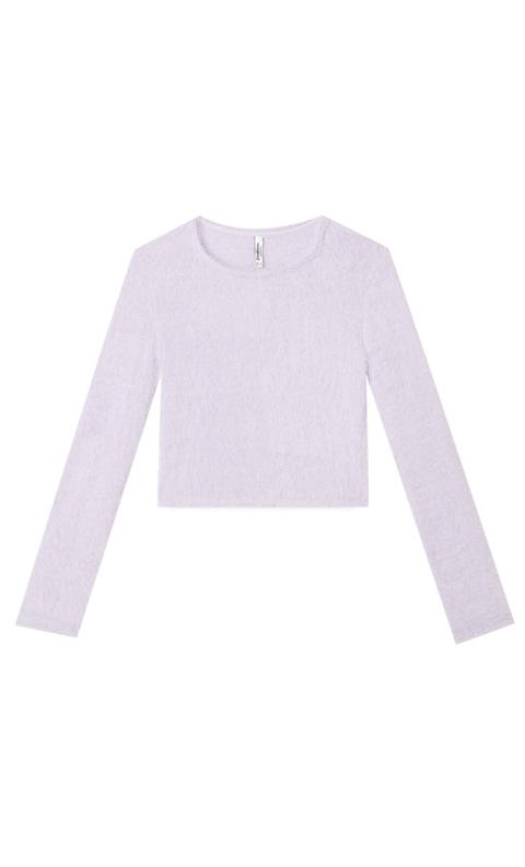 Camiseta Crop Tacto Suave