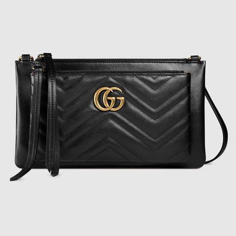 Bolso De Hombro Gg Marmont Con Cartera